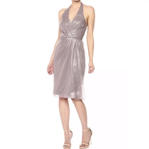 Vera Wang Dresses & Skirts - Vera Wang Gray Halter Bridesmaid Formal Dress